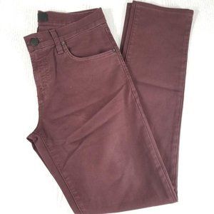 J Brand Burgundy Indigo Tyler Claret Jeans